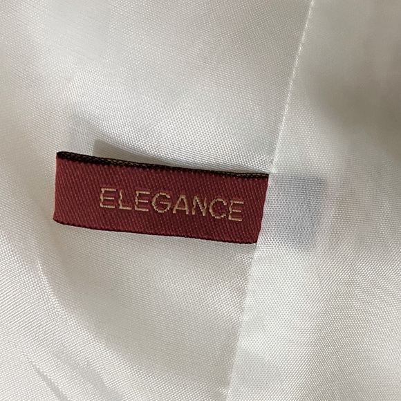 AMERICAN EXCHANGE Elegance Eloise Vintage Floral Brocade Ivory-Cream Blazer Sz L - Picture 6 of 6